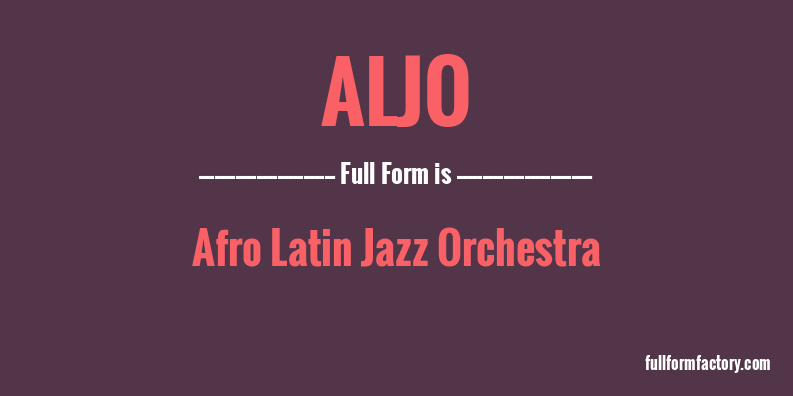 aljo-full-form