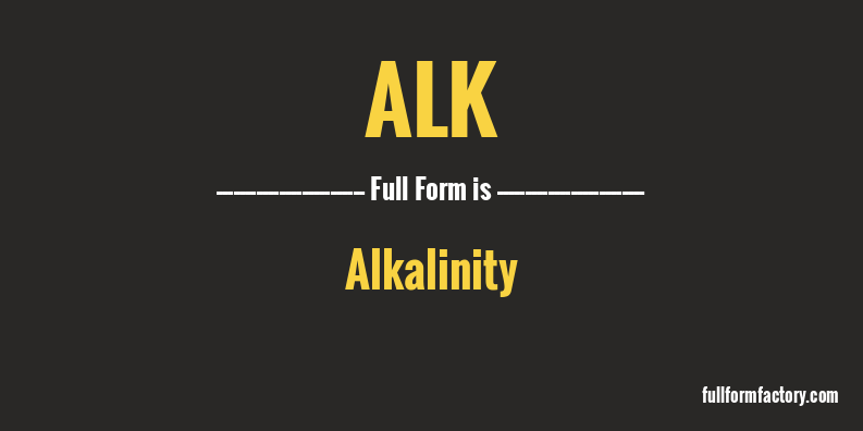 alk-full-form