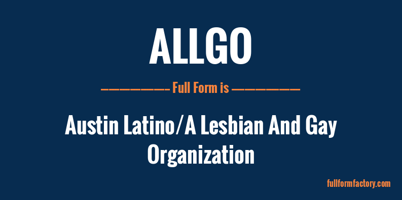 allgo-full-form