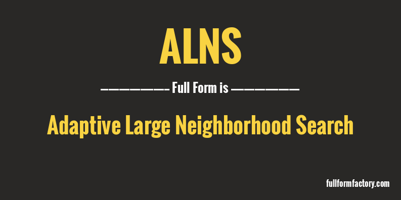 alns-full-form