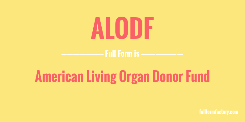 alodf-full-form