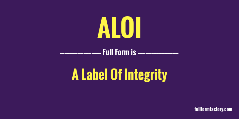 aloi-full-form