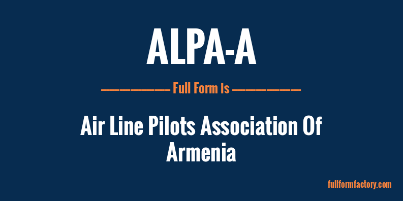 alpa-a-full-form