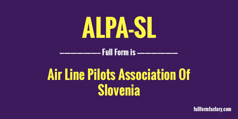 alpa-sl-full-form