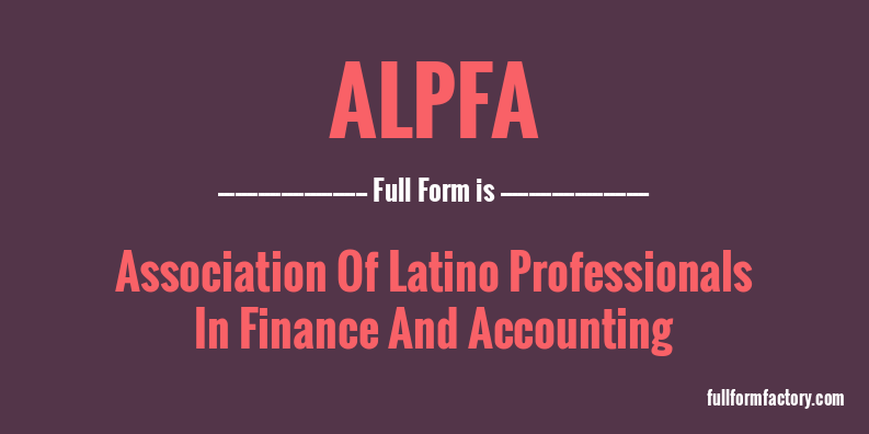alpfa-full-form