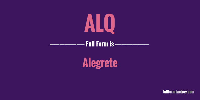 alq-full-form