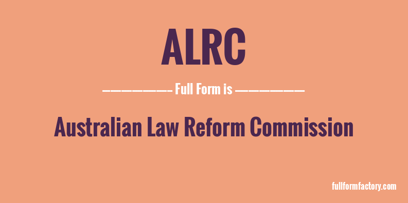 alrc-full-form