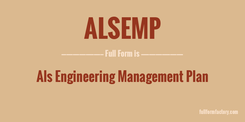 alsemp-full-form