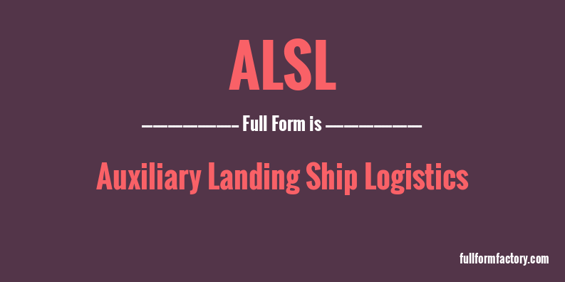 alsl-full-form