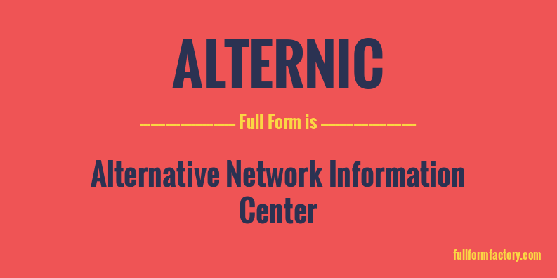 alternic-full-form