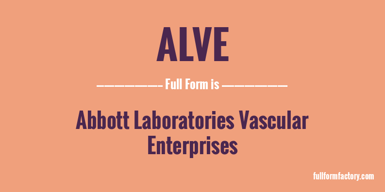 alve-full-form