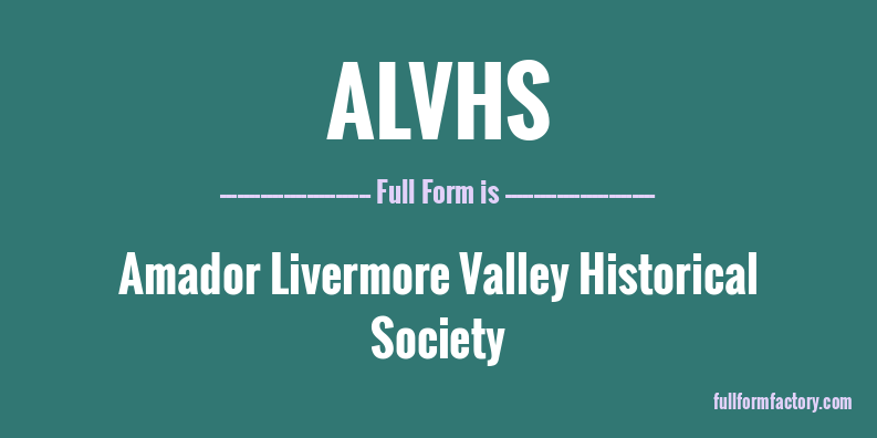 alvhs-full-form