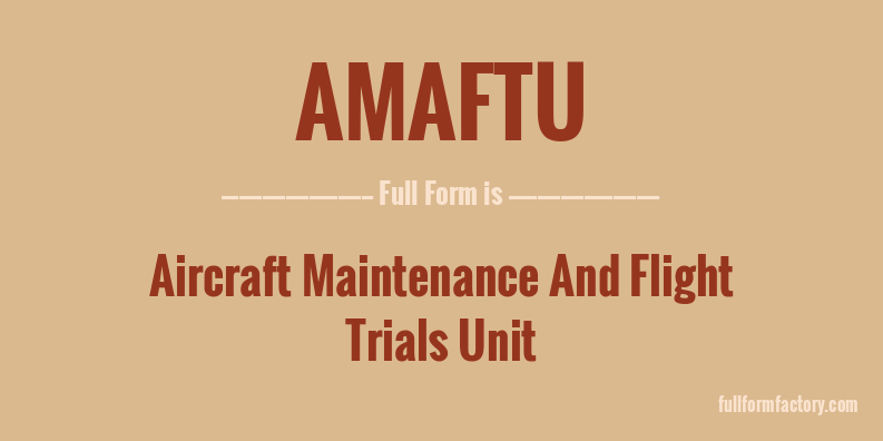 amaftu-full-form