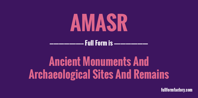 amasr-full-form