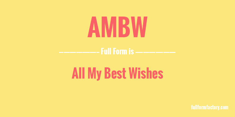 ambw-full-form