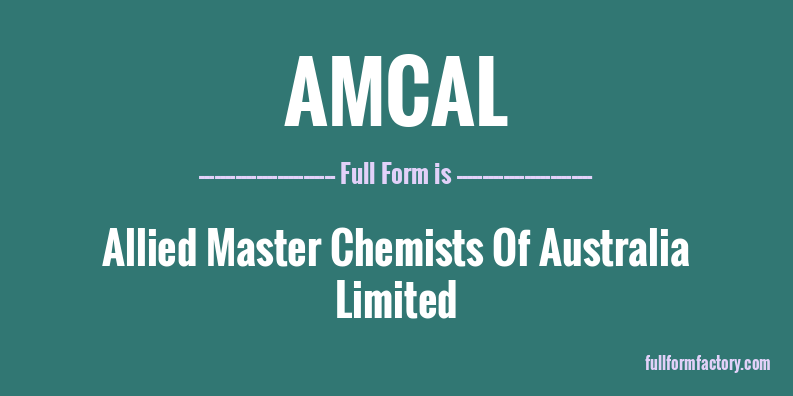 amcal-full-form
