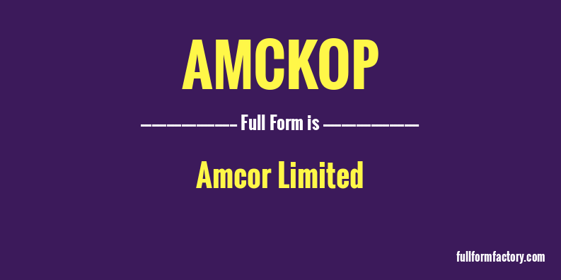 amckop-full-form