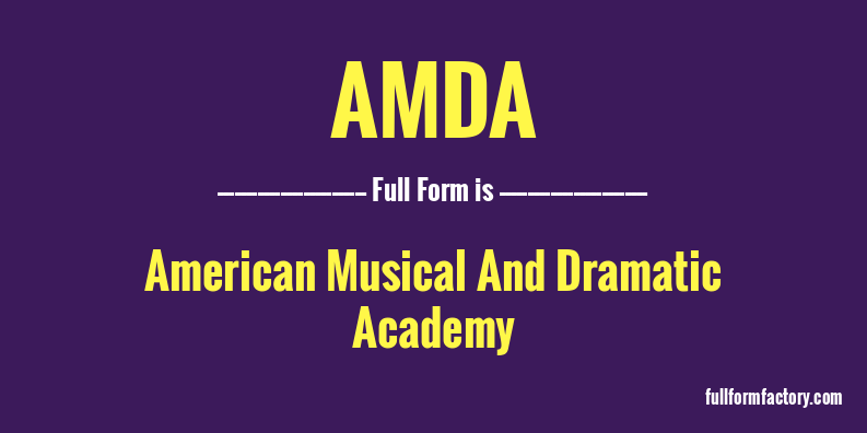 amda-full-form
