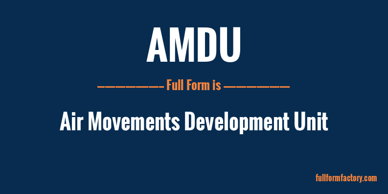 amdu-full-form