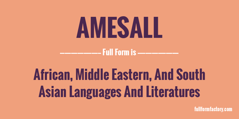 amesall-full-form