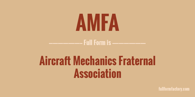 amfa-full-form