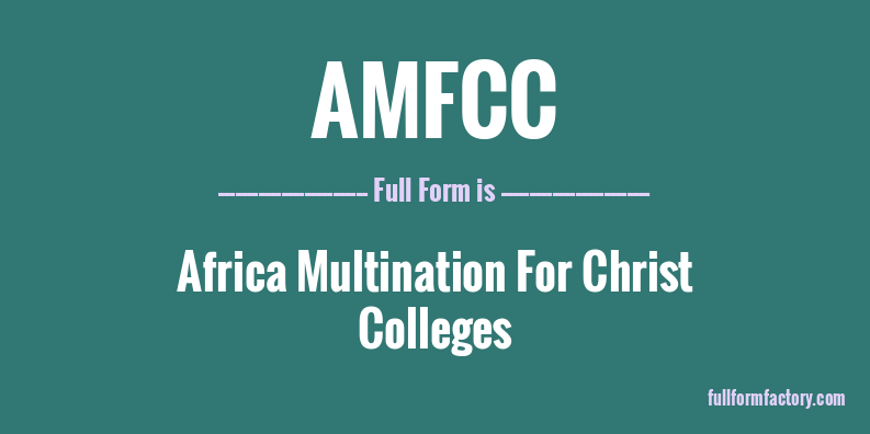 amfcc-full-form