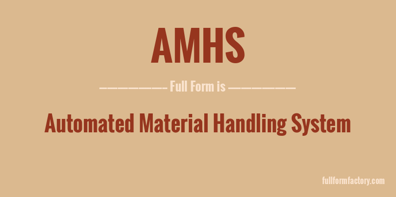 amhs-full-form