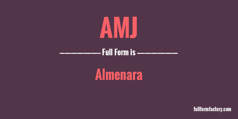 amj-full-form