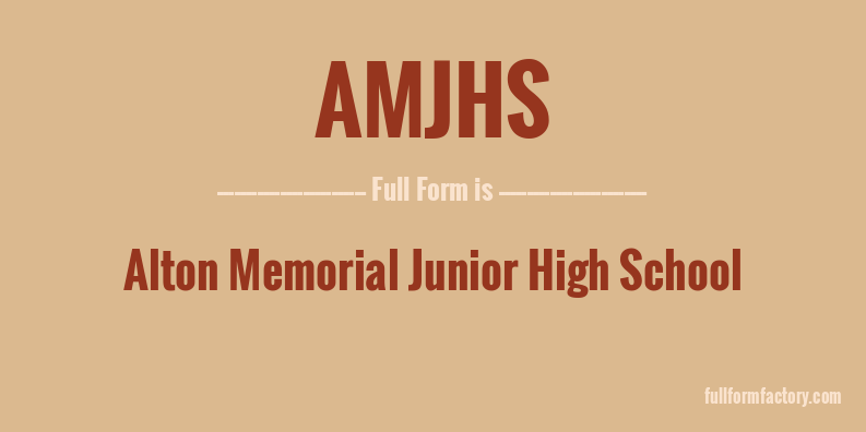 amjhs-full-form