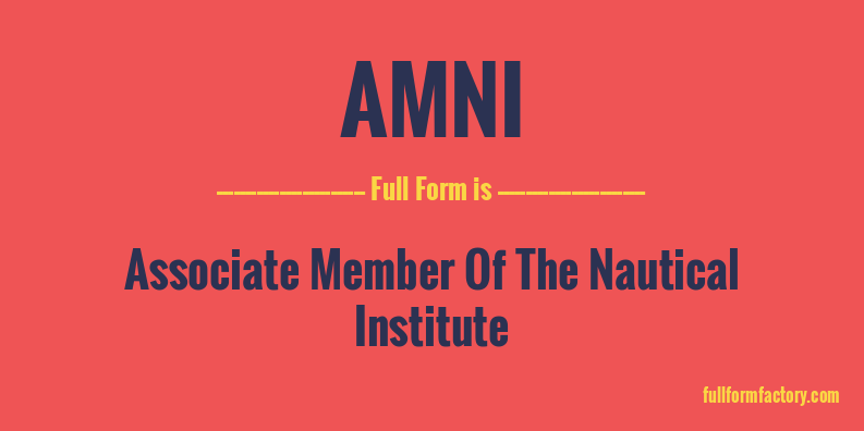 amni-full-form