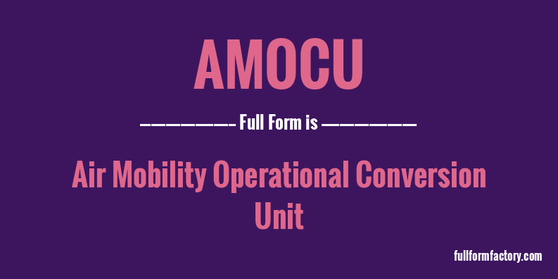 amocu-full-form