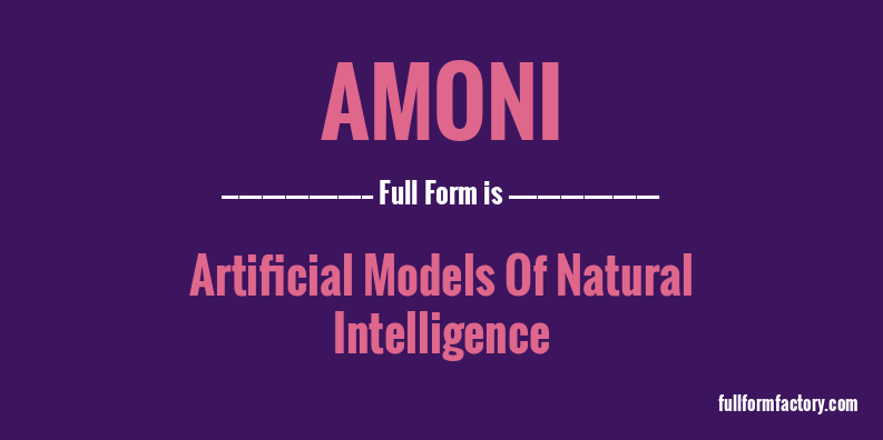 amoni-full-form