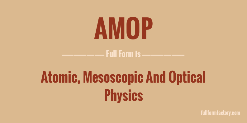 amop-full-form
