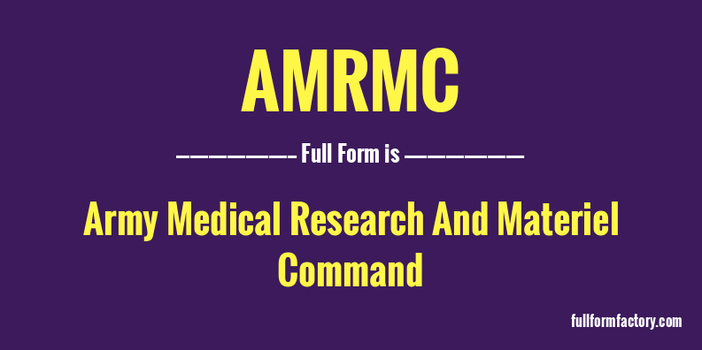 amrmc-full-form