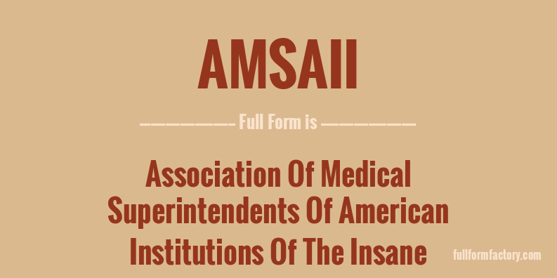 amsaii-full-form