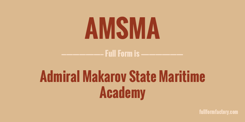 amsma-full-form