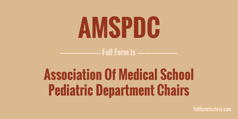 amspdc-full-form