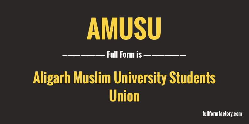 amusu-full-form
