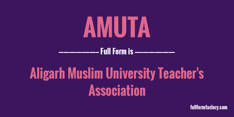 amuta-full-form