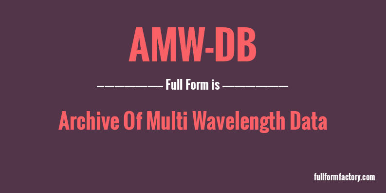 amw-db-full-form