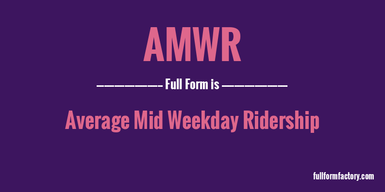 amwr-full-form