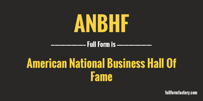 anbhf-full-form
