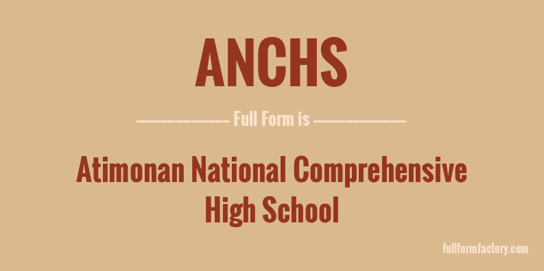 anchs-full-form