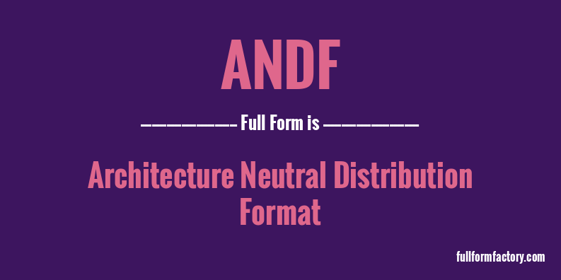 andf-full-form