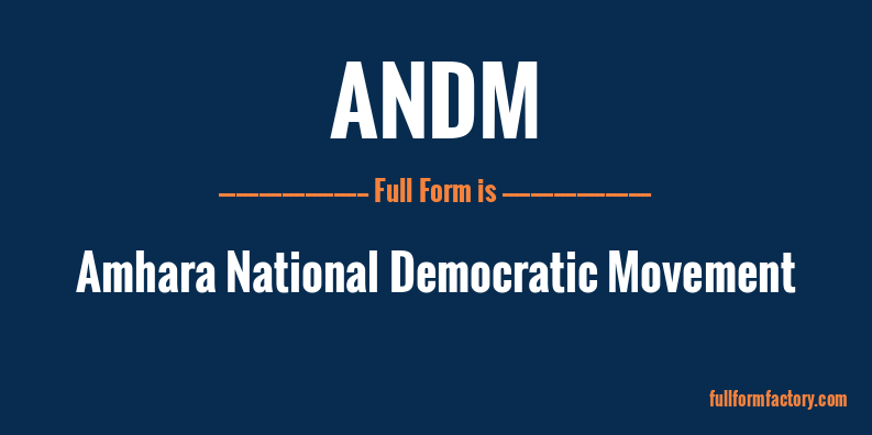 andm-full-form