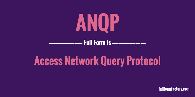 anqp-full-form