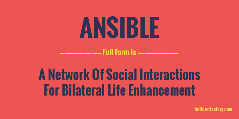 ansible-full-form