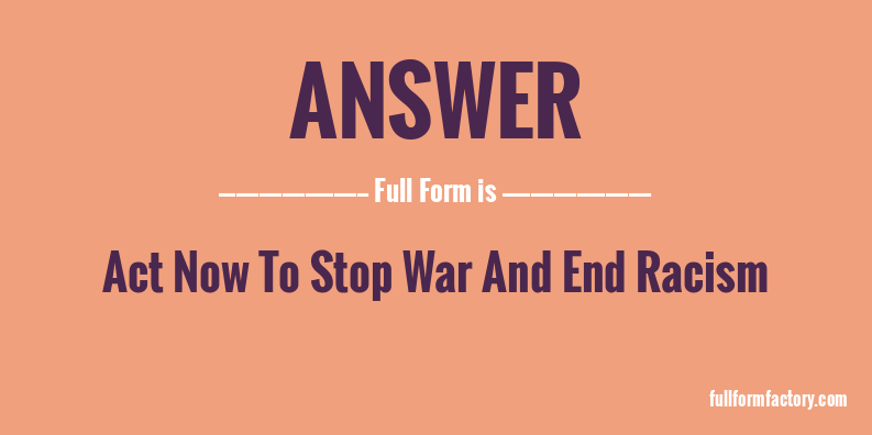 answer-full-form