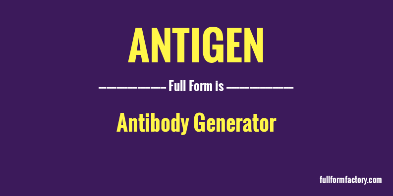 antigen-full-form
