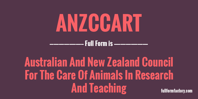 anzccart-full-form
